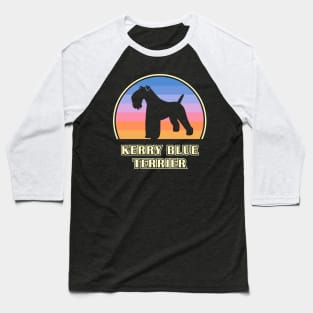 Kerry Blue Terrier Vintage Sunset Dog Baseball T-Shirt